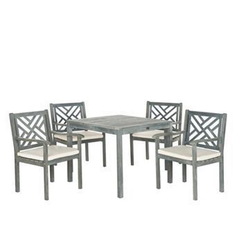 Safavieh Bradbury Indoor / Outdoor Dining Table & Chair 5 pc Set