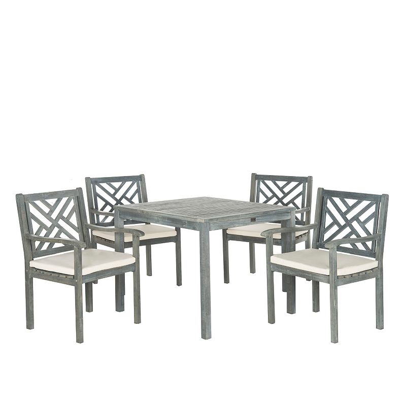 Safavieh Bradbury Indoor / Outdoor Dining Table & Chair 5-piece Set, Multic