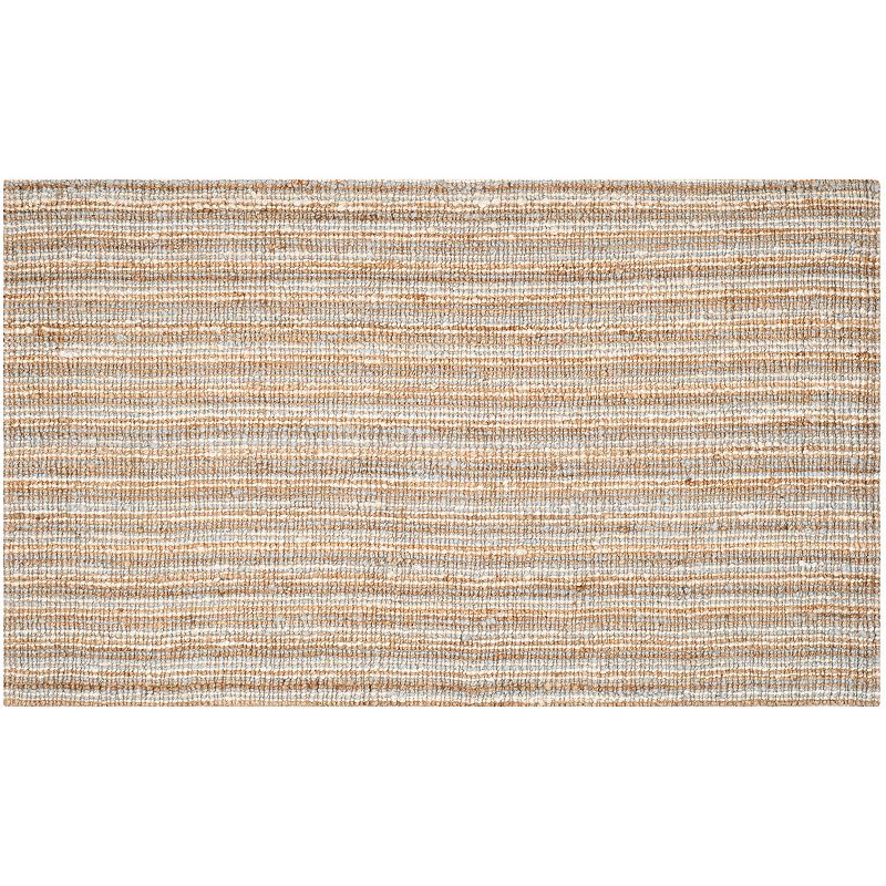 SAFAVIEH Natural Fiber Levi Braided Area Rug  Grey/Natural  8  x 8  Square