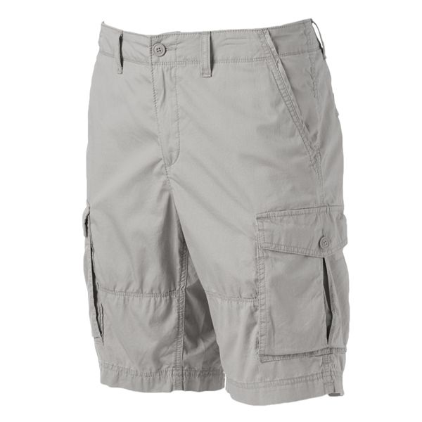 Men's Sonoma Goods For Life® Lightweight Herringbone Solid Cargo Shorts