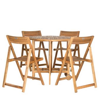 Safavieh 5 pc Kerman Outdoor Table Set