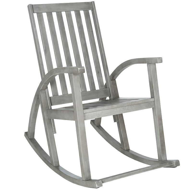 Safavieh Clayton Outdoor Rocking Chair, Grey