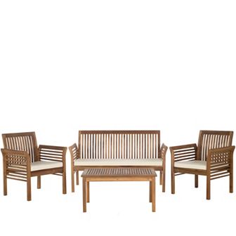 Safavieh Carson 4 pc Outdoor Set