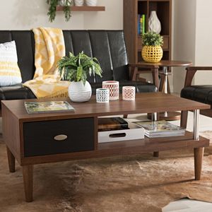 Baxton Studio Eastman TV Stand & Coffee Table