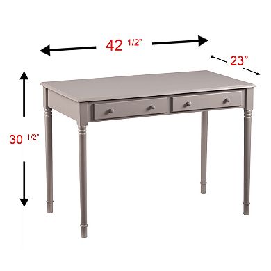 Southern Enterprises Jesson 2-Drawer Writing Desk