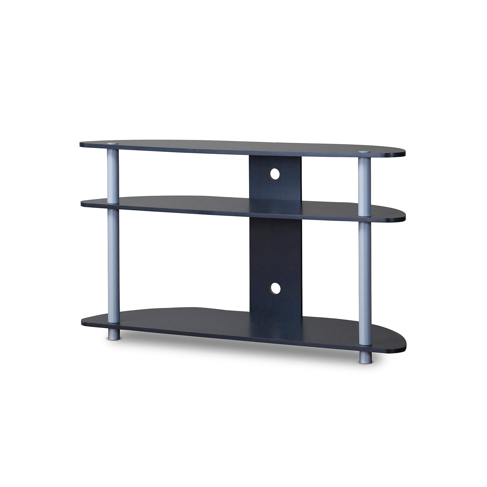 Baxton Studio Orbit TV Stand, Dark Brown