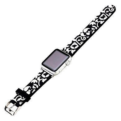 French Bull Apple Watch Accessory Wristband - Black Vines