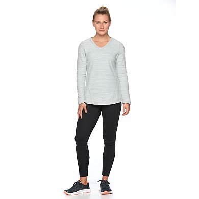 Women's Tek Gear® Microfleece V-Neck Sweatshirt