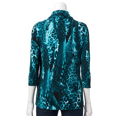 Women's Jennifer Lopez Drape-Front Top
