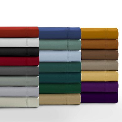 Tribeca Living Microfiber Deep-Pocket Solid Sheet Set