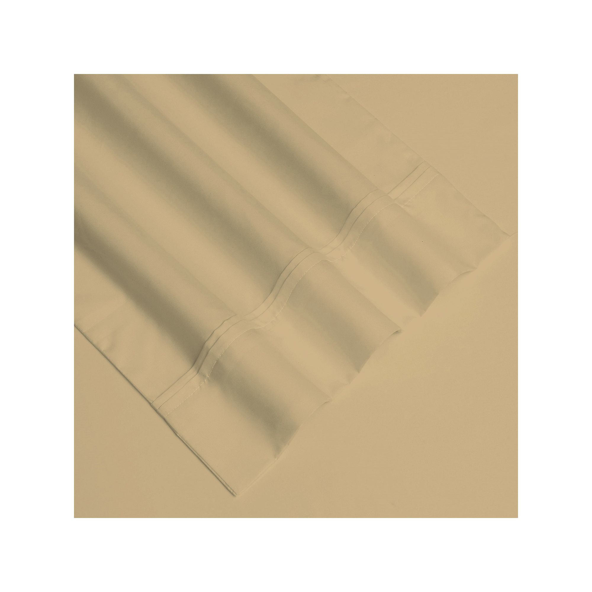 Tribeca Microfiber Deep-Pocket Solid Sheet Set, Beige