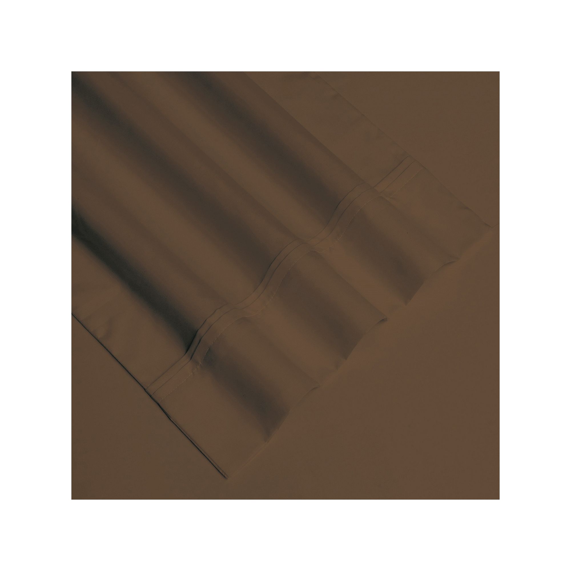 Tribeca Microfiber Deep-Pocket Solid Sheet Set, Brown