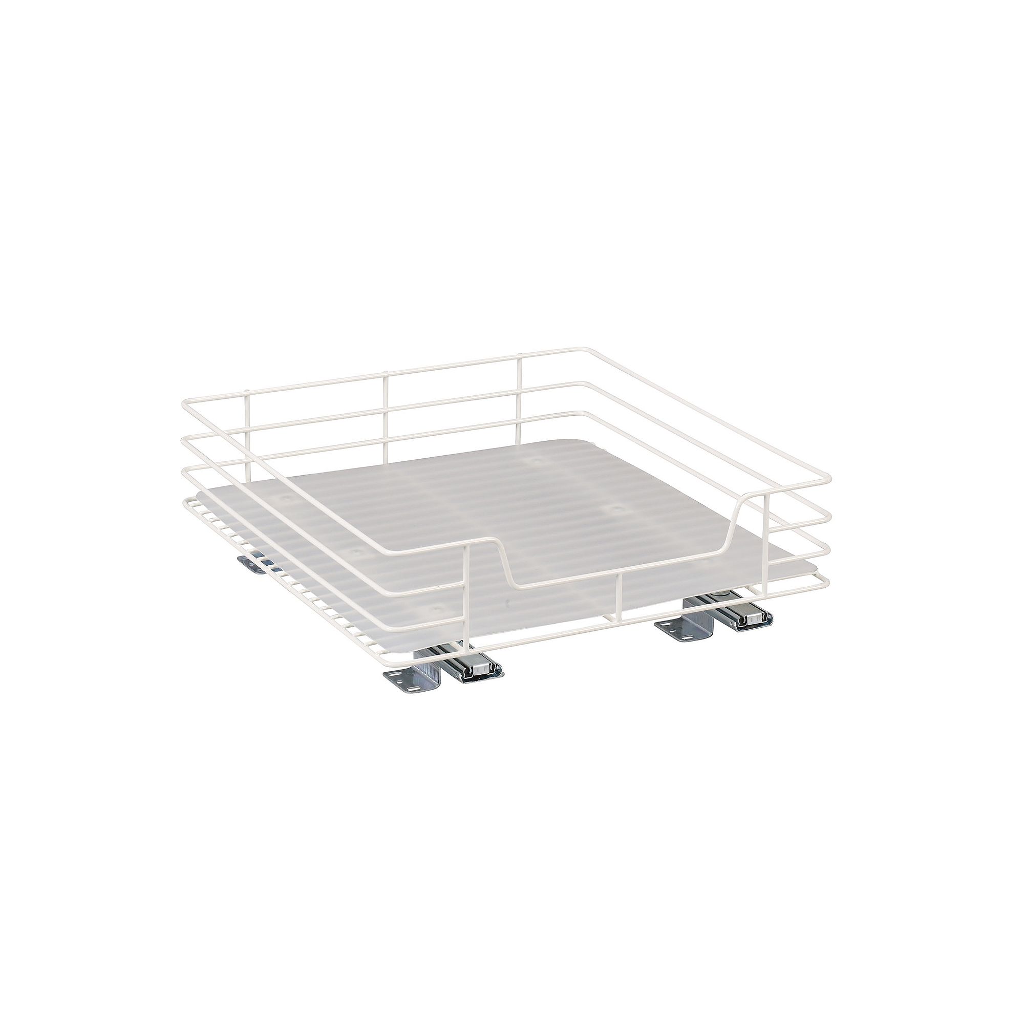 Glidez Roll-Out Pantry Organizer - 15 Width, White