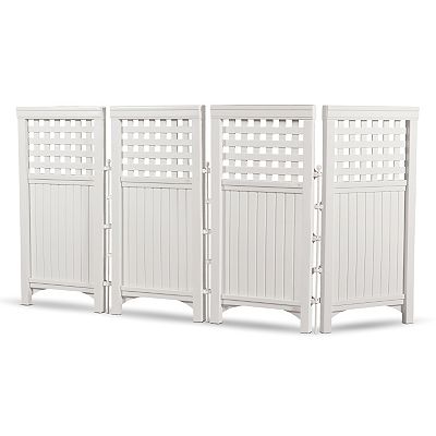 Suncast 4-piece 2' x 3.5' Lattice Outdoor Screen Enclosure Set