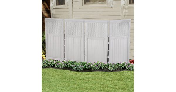 Suncast 4-piece 2' x 3.5' Outdoor Screen Enclosure Set