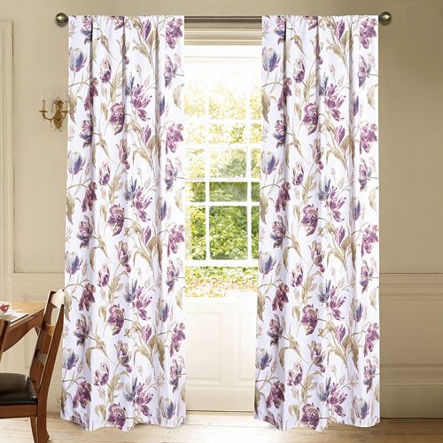 Laura Ashley Lifestyles Gosford 2 Pk Window Curtains 52 X 84