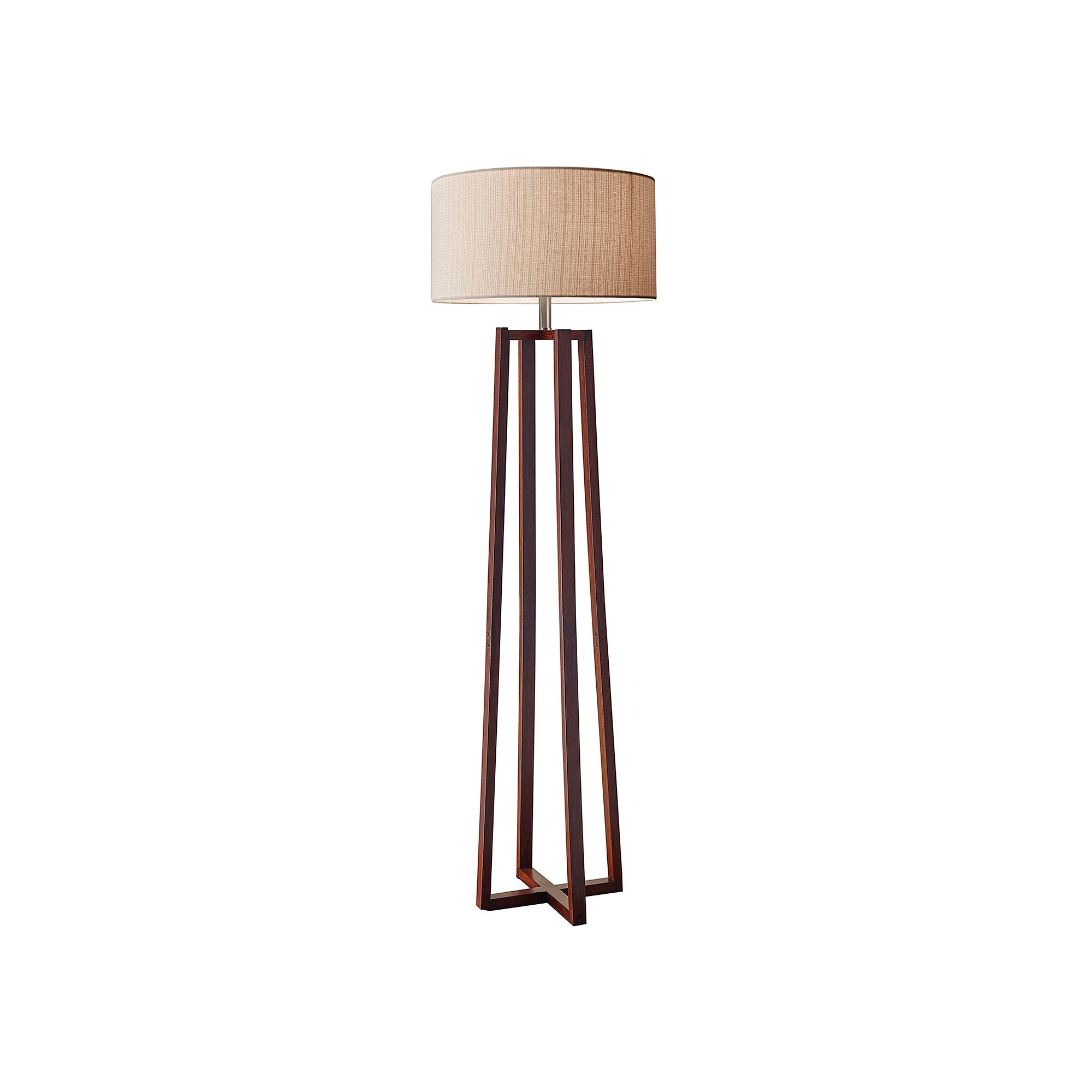 Adesso Quinn Floor Lamp, Brown