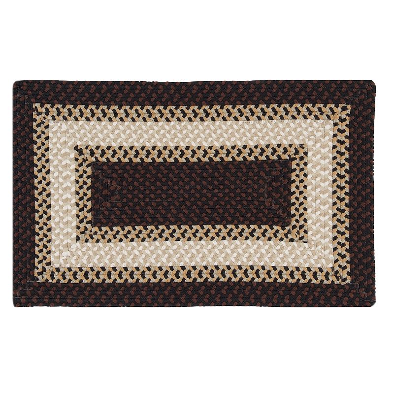 Cayman Isle Braided Reversible Indoor Outdoor Rug, Black, 11X14 Ft