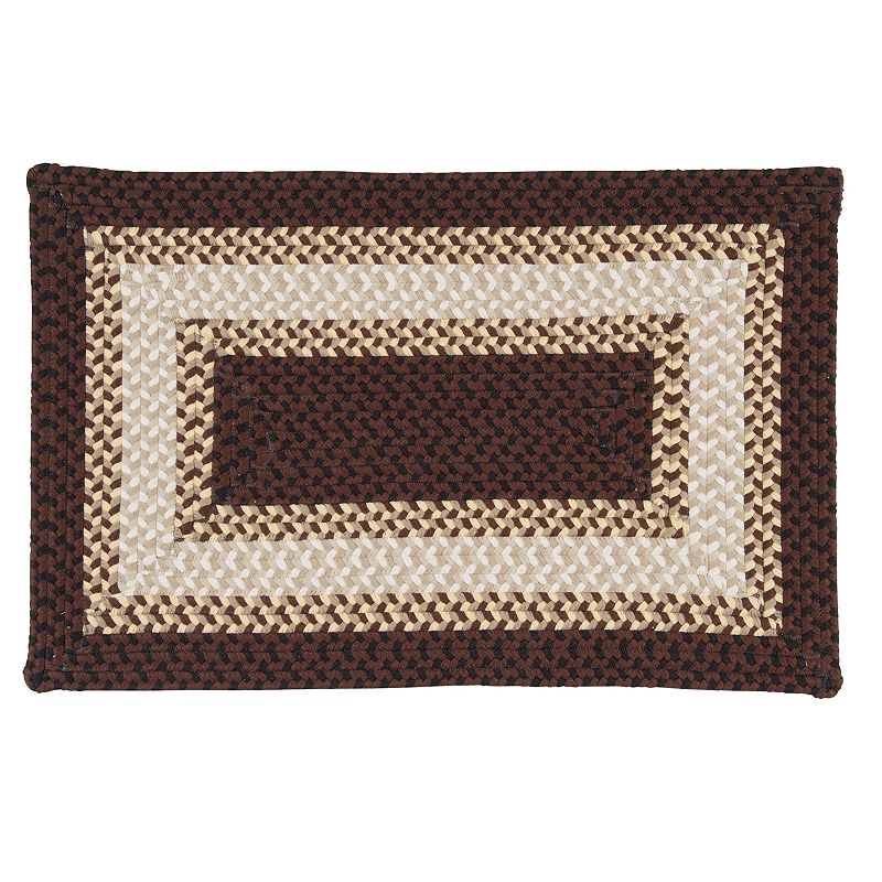 Cayman Isle Braided Reversible Indoor Outdoor Rug, Brown, 11X14 Ft