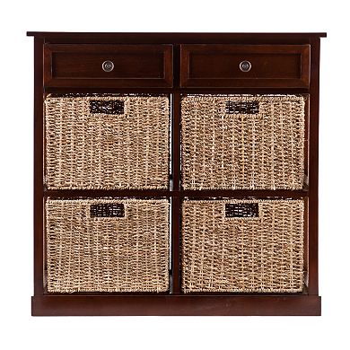 Colton 4-Basket Storage Cabinet