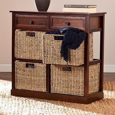 Colton 4-Basket Storage Cabinet