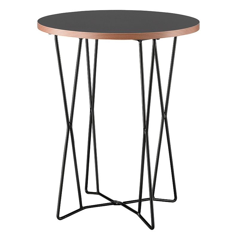 Adesso Network End Table, Black
