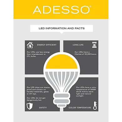 Adesso Prospect LED Floor Lamp