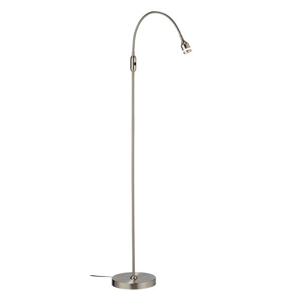 Adesso Prospect Led Steel Floor Lamp, Adesso Floor Lamp Shade Replacement