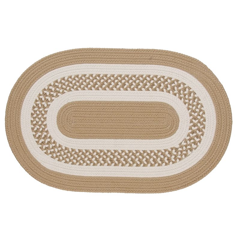 Colonial Mills Fenway Reversible Indoor Outdoor Rug, Beig/Green, 9X12FT OVL