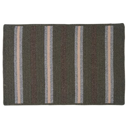 Colonial Mills Hunter Stripe Braided Reversible Rug