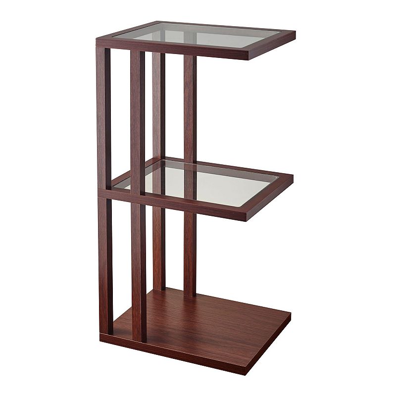 Adesso Baxter Tall End Table, Brown