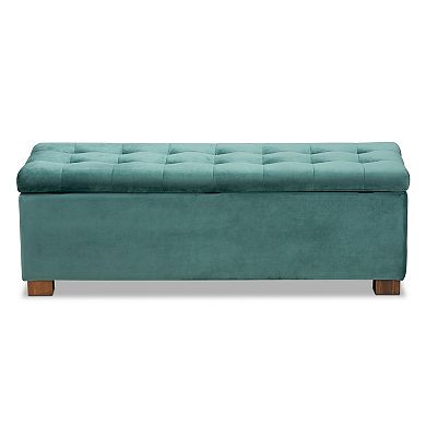 Baxton Studio Roanoke Ottoman