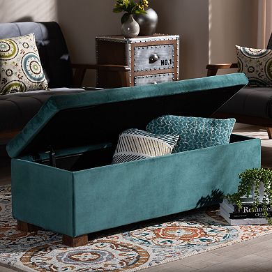 Baxton Studio Roanoke Ottoman