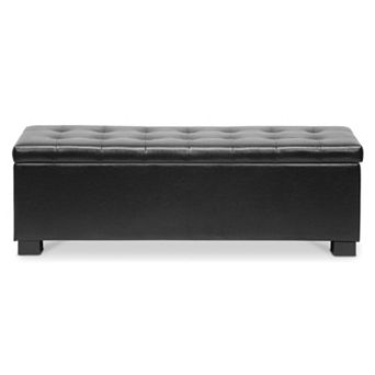 Baxton Studio Roanoke Ottoman