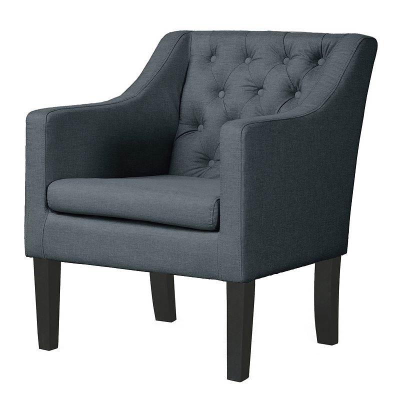 99767728 Baxton Studio Brittany Club Chair, Grey sku 99767728