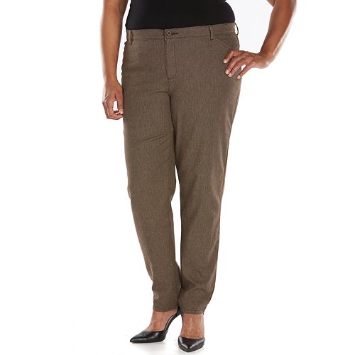 Lee Relaxed Fit Straight-Leg Pants - Women's Plus Size