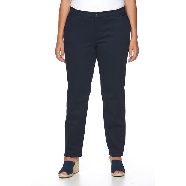 Kohls lee clearance relaxed fit capris