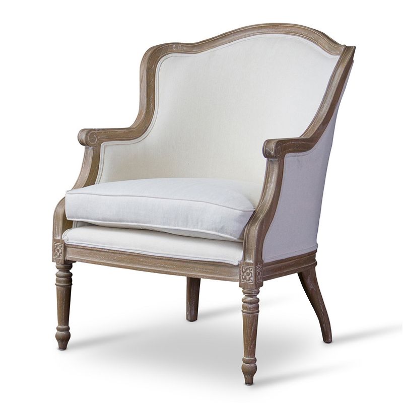 99766717 Baxton Studio Charlemagne French Accent Chair, Bro sku 99766717