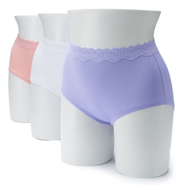 Olga Women's Without A Stitch Microfiber Brief 3-pack - 23173j 10