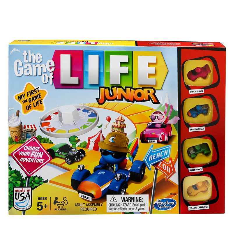 The Game of Life Junior Classic Game for kids Ages 5 and up