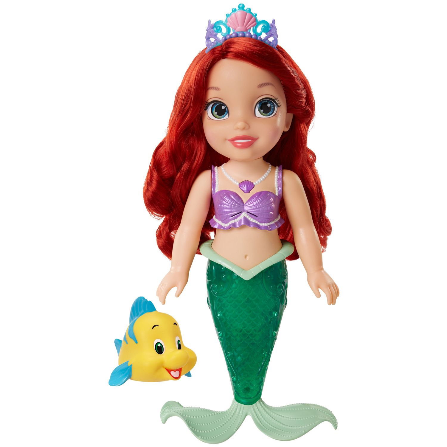 little mermaid bath doll