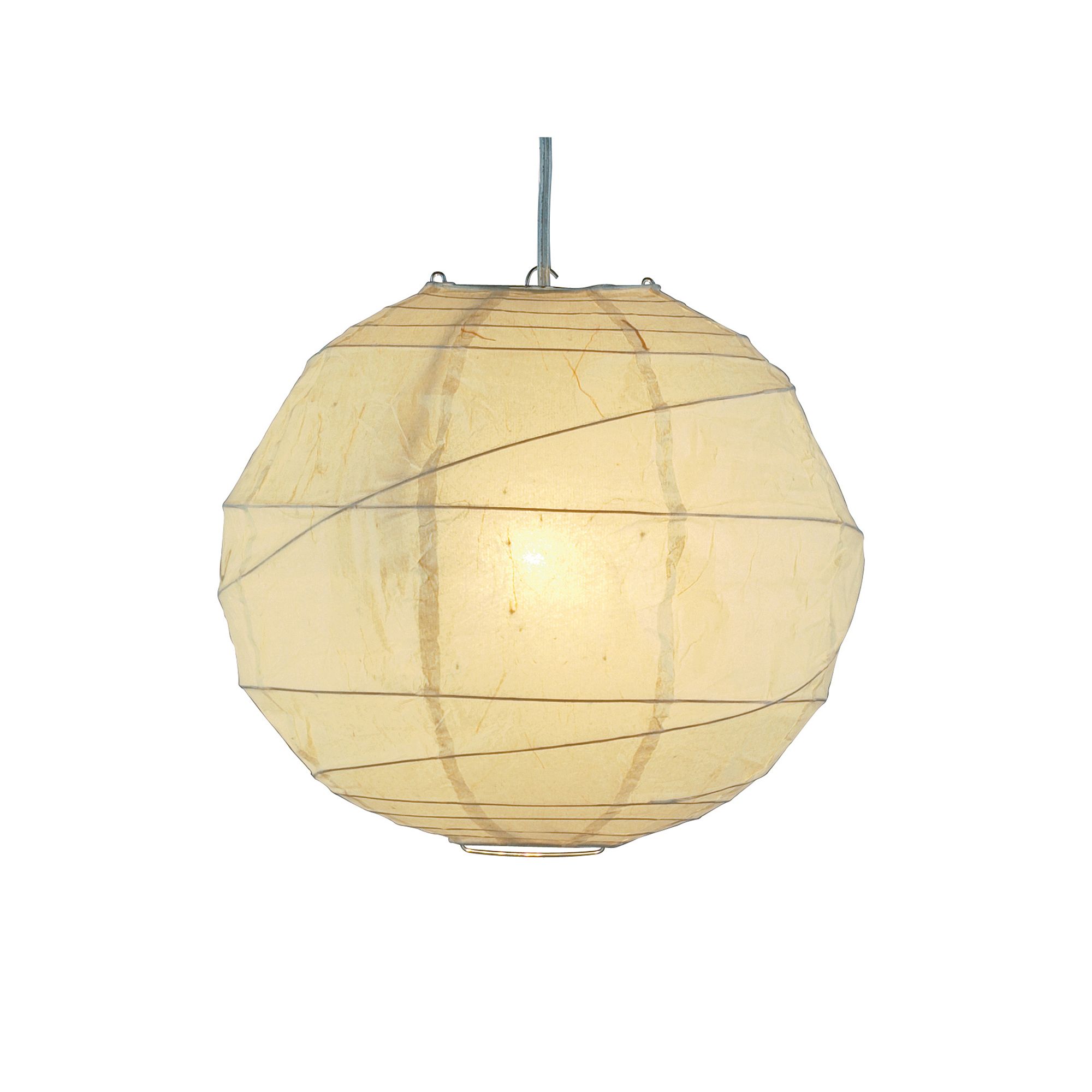 Adesso Orb Large Pendant Lamp, Beige