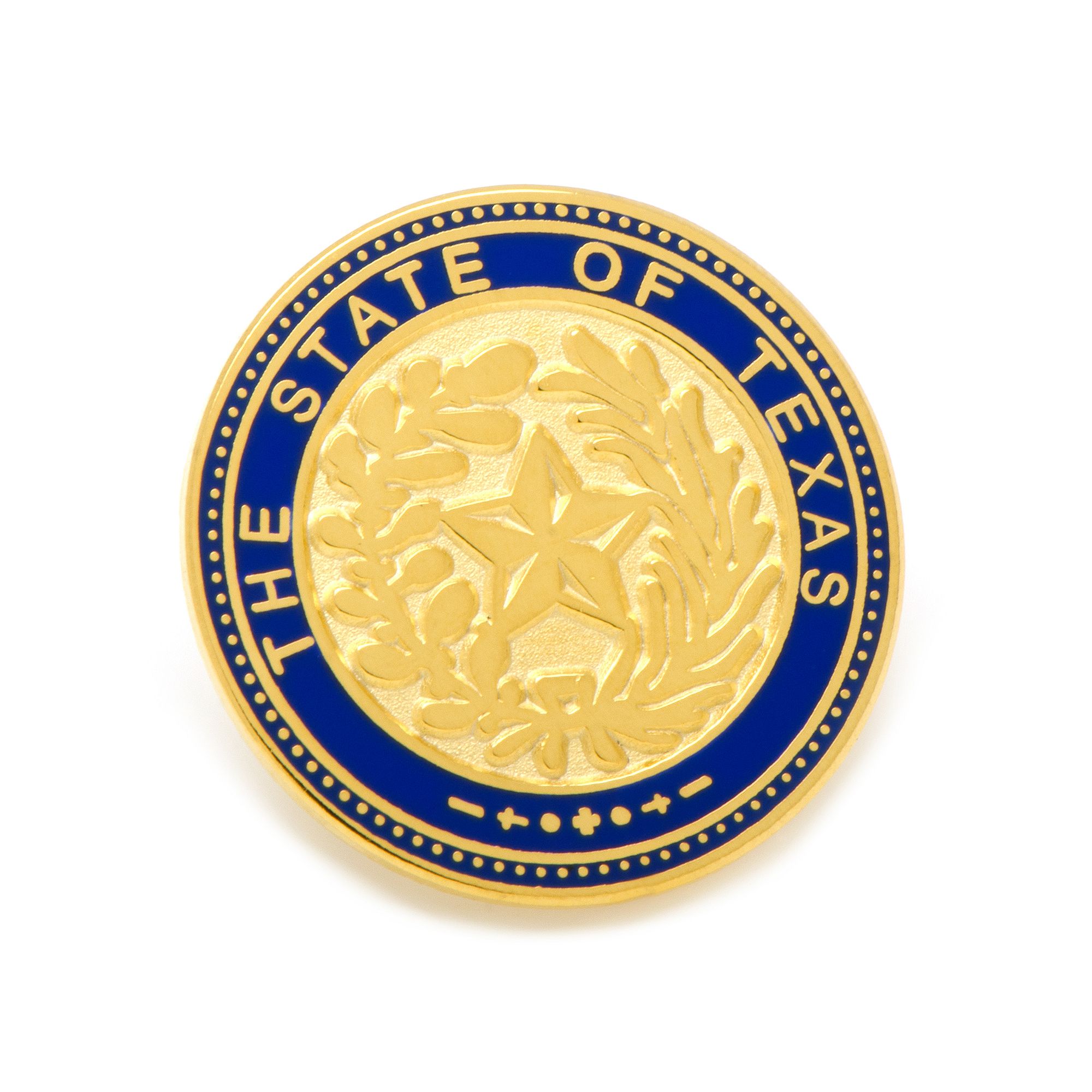 Mens Cuff Links, Inc. State of Texas Lapel Pin, Gold