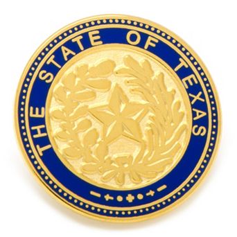 Men's Cuff Links, Inc. State of Texas Lapel Pin