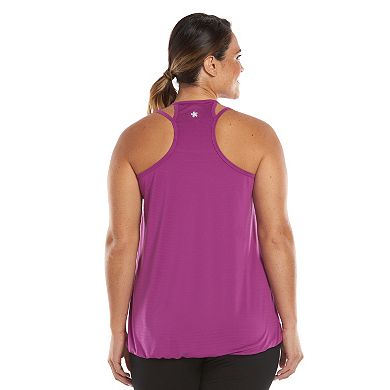 Plus Size Tek Gear® Ribbed Racerback Tank