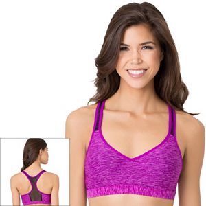 Juniors' SO® Bra: Mesh-Back Low-Impact Push-Up Sports Bra