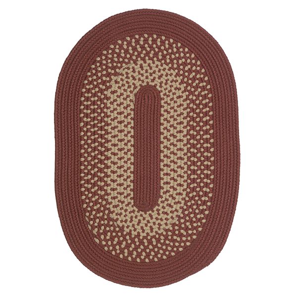 Colonial Mills Saratoga Braided Reversible Rug Rosewood (6X9FT OVAL