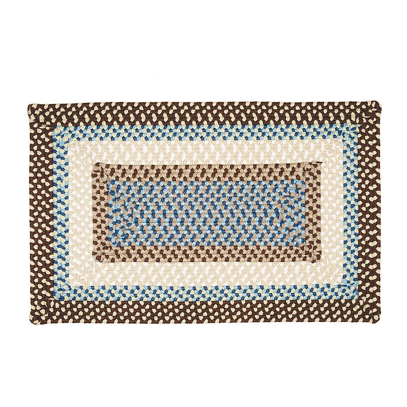 Colonial Mills Villa Braided Reversible Indoor Outdoor Rug, Brown, 2X8 Ft