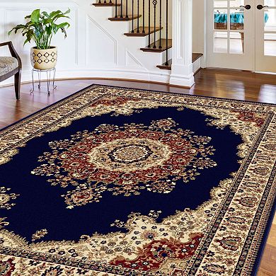 KHL Rugs Sensation Fiona Framed Floral Rug