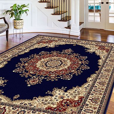 KHL Rugs Sensation Fiona Framed Floral Rug